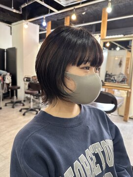 ヘアーアンドメイク ルシア 梅田茶屋町店(hair and make lucia) ウルフマッシュショート
