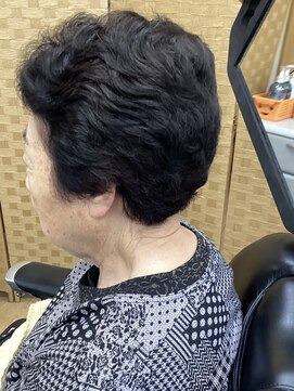ヘアーサロンアンドウ レディース　50代60代　白髪染め