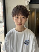 ヘアー アイス ルーチェ(HAIR ICI LUCE)&nbsp;女性ショート 刈り上げショート ツーブロック 透明感カラー/山中