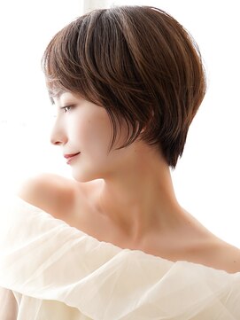 ラフィス ヘアーヴェイル 梅田店(La fith hair vail) 【La fith】マッシュショート×シアーブラウンベージュ