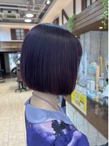 ベンチ(bench)&nbsp;バイオレットピンク/ブリーチカラー/ボブ