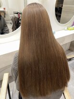 ラビス クローバー(Lovis clover)&nbsp;切りっぱなしボブ/エアリーロング/ピンクブラウン/美髪のススメ