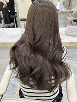 シェノン サントル(CHAINON CENTRE)&nbsp;レイヤーカット/ウェットヘア/オリーブベージュ/デザインカラー