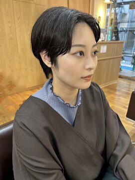 ロジエ(ROSIER) ココアベージュ丸みハンサムショート大人ショート