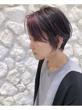 モアナバイヘッドライト 浦添店(Moana by HEADLIGHT) Moana【浦添】#ショートボブ#ハイライト#ブリーチ#ピンク