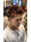 アップバングベリーショート