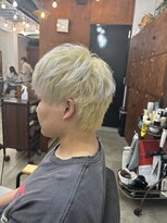 ヘアメイク デザート(HAIR MAKE DESART) 木村法子【スパイキーショート×シルキーホワイトカラー】