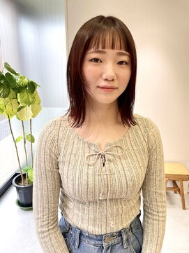 ハル 南平岸(HARU) おん眉な大人カジュアル×オレンジブラウン担当ニキ