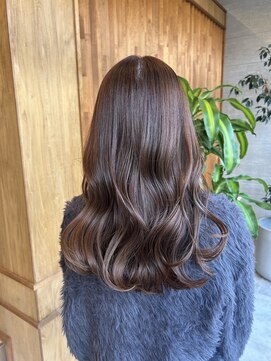 トゥーリ 甘木店(tuuli) tuuli☆20代30代40代小顔ロング外ハネピンクベージュ