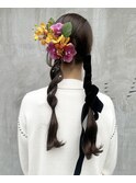 卒業式ヘアセット