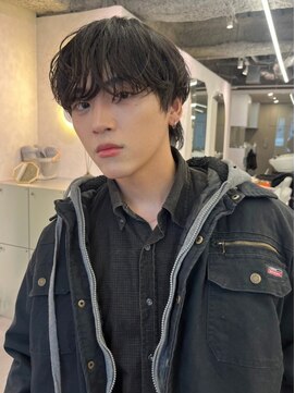 ベイルーム(BAYROOM by HONEY omotesando) 韓国マッシュスパイキーショートスペインカールブルーブラック2