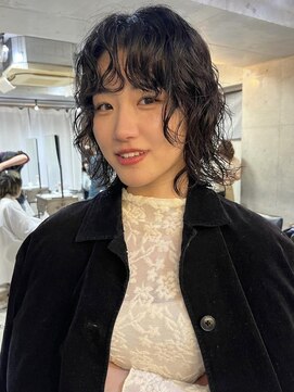 ナループロアボタン(Nalu pu loa BOTAN) レイヤーカットパーマ/ウルフパーマ/レイヤーパーマ