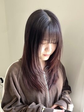 クローズ(cross-z) 髪質改善/韓国風/レイヤー/チェリーブラウン/東川口/浦和美園