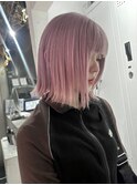 《suu.02》cream pink【sheer color】× Bob