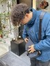 【再来】メンズカット＋パーマ＋TR (ツイスパ、ツイスト等は別途＋￥3300)