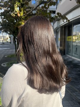 ブランシェ JR勝川駅南口店(BRANCHE) 髪質改善カラーで艶々に!赤みの無い透明感カラー◎