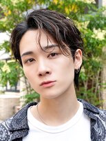 オーシャントーキョー 心斎橋(OCEAN TOKYO WEST)&nbsp;耳かけセンターパートかきあげ波巻きパーマウルフ