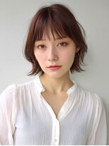 アンドレイ 表参道(andrey) 着物ヘア/ダークアッシュ/ミディアムレイヤーカット/表参道