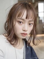 ギークス(GEEKS) 【GEEKS渋谷】オン眉ボブ/ミディアムレイヤー/冬カラー/20代30代