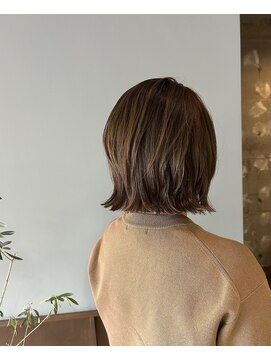フープ 川越(hoop) クセをいかしたレイヤーボブスタイル