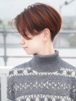 カライング(ing)&nbsp;大人可愛い20代30代40代黒髪前下がりショートボブ丸みショート◎