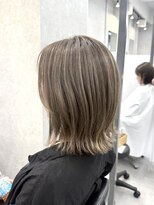 ヘアサロン ドットプラス 町田店(dot. plus) ナチュラルボブ×グレージュライト【フジタアヤコ】