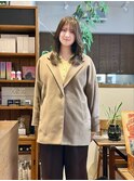 ミディアムレイヤー/くびれヘア/シースルーバング/20代/30代