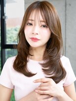 レノラ 髪質改善カラー 本町(LENORA)&nbsp;ミディアムレイヤーハッシュカットシャギーレイヤー