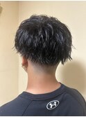 ツーブロック スキンフェード ツイストスパイラル