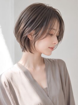 エテレ(etele)の写真/暗くしない白髪染め×白髪ぼかし。透明感あふれる明るい髪色で、もっと自分らしく◎