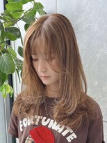 ソアロ(SOARO)&nbsp;岐阜韓国レイヤーロンググレージュ20代