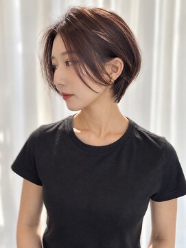 ヘアメイク ミチ 富田店(HAIRMAKE MICHI) 【MICHI 富田店　古作蓮】大人ショート 丸みショート