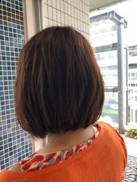 スタジオ アルファプラス 日暮里店(studio α+) ナチュラルブラウン×前下がりレイヤーボブ♪