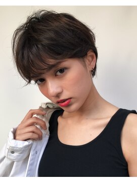 グッデイ ヘアー(GOOD DAY HAIR) 【エッジショートデザインカラー丸みショート無造作カール】