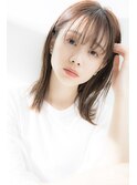 小顔外ハネミディアム☆☆20代30代40代大人かわいいくびれミディ