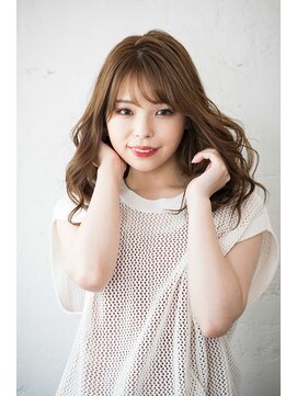 カリン 横浜店(carin) 【carin横浜】艶カラー/カール/大人かわいいヘア