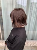 外ハネボブ/ショコラピンク/ヌーディーカラー