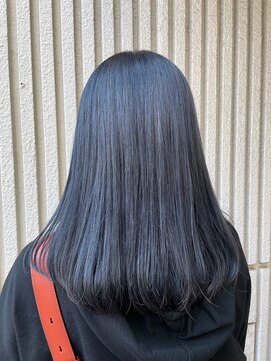 ネオリーブカップ 町田店(Neolive capu) ブリーチ無し☆ブルーブラック