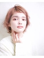 クレドガーデン 吉祥寺店(CRED GARDEN)&nbsp;ウルフカット/オン眉/キャラメルベージュ×ゆるふわショートn