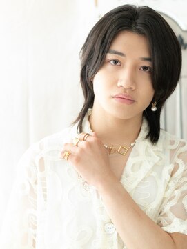 トニーアンドガイメン ホテル京阪仙台店(TONI&GUY MEN) アッシュブラックでアンニュイ/ナチュラルボブウルフa仙台