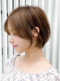 サイドバング　前髪なしショート　マッシュボブ　大場猛