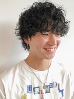 かっとはうすウィズ(With）&nbsp;春はメンズもパーマで決まり！黒髪パーマスタイル！！