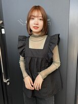 ガリカ(Gallica kinshicho)&nbsp;【竹之内蔵人】艶感ベージュ/丸みボブ/小顔ライン/ぱっつんボブ