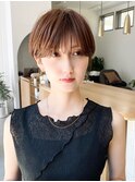 大人可愛い20代30代40代50代小顔ショートボブナチュラルショート