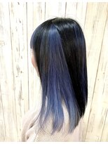 カムデンタウン(Camden Town)&nbsp;色落ちまで100%可愛いアイスブルーカラー～黒をのせて～