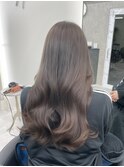 韓国風レイヤーカット☆透明感マロングレージュ【小山田 繭】
