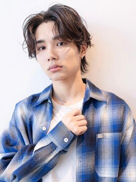 ケアリー 調布(Carelly) メンズアップバング×束感ショートマッシュ