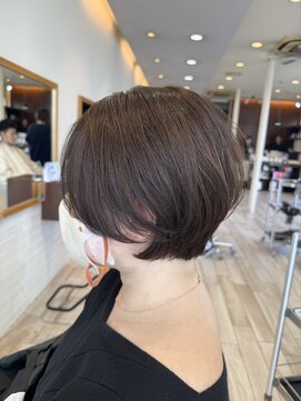 クラップス オル 金沢八景(CLAPS Ore) マッシュショート× くびれショート×グレージュカラー