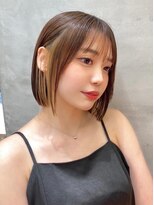 ロンドアベニール 北千住(Lond avenir)&nbsp;切りっぱなしボブ　髪質改善　地毛風ストレート　北千住