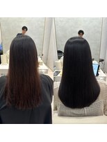 シンズ 銀座(sins)&nbsp;カラーダメージでの広がりやパサつきに酸性ストレート[30代40代]